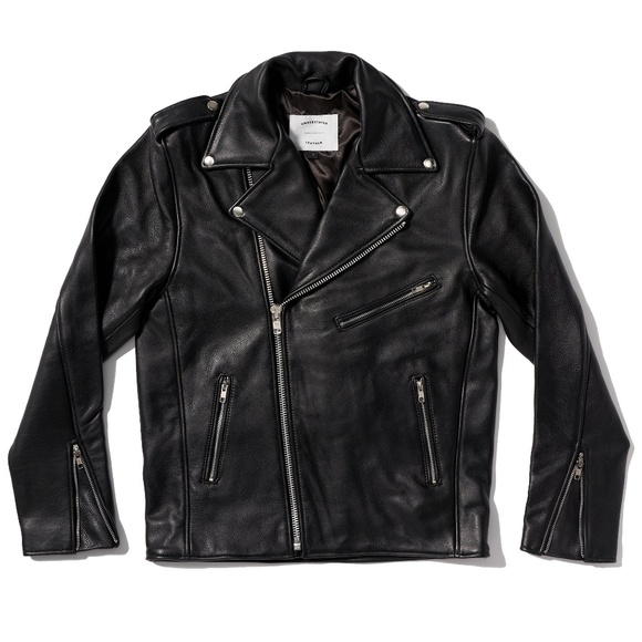 Men's XL Understated Leather Motorcycle Jacket - Picture 8 of 8